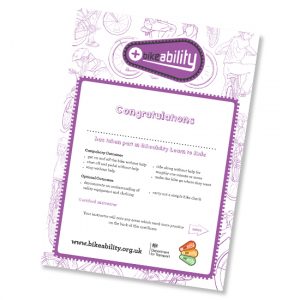 Learn to Ride Certificates (pack of 50)